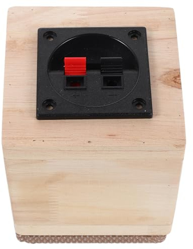HEMOTON Boîtier Audio Bois pour Voiture Camion ou Maison Caisson pour Haut-parleurs Boîtier Audio Vide pour Projets DIY