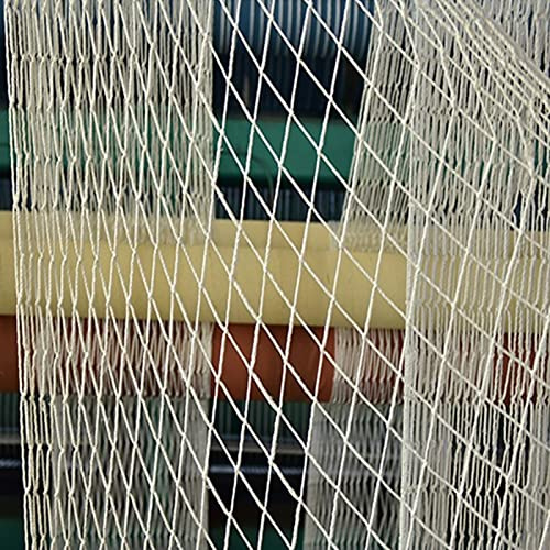 Robusta rete di sicurezza da arrampicata per bambini, bianca, per parchi giochi, altalene, balaustre, amache, recinzioni e decorazioni, 5 x 8 m, con rete da 10 cm, versatile