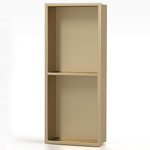 Nicchia del bagno dell'acciaio inossidabile, scaffale di stoccaggio del metallo di un pezzo, armadi di parete divisoria della televisione incorporati per la camera da letto del soggiorno, facile da