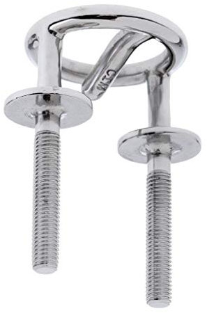 Inzopo Wasserski Abschleppseil Haken Anhängerkupplung Bootsheckel Halterung – Marinequalität 316 Edelstahl