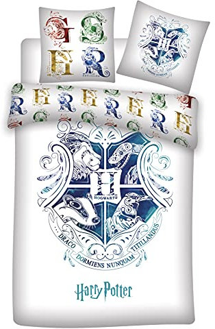 Funda Nordica Hogwarts para cama 90cm - 140x200 cm + 63x63 cm
