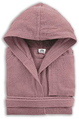Accappatoio spugna EVAN 450 gr 100% cotone morbidissimo uomo donna con cappuccio