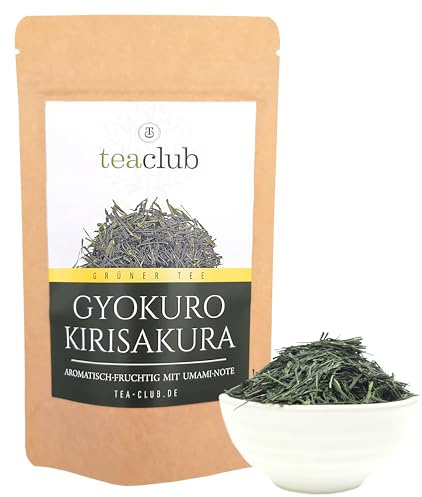 Gyokuro Kirisakura 500 g Grönt te från Japan, smakrikt och fruktigt med fin sötma och umami, japanskt grönt te i lösvikt premiumkvalitet, Grönt te TeaClub