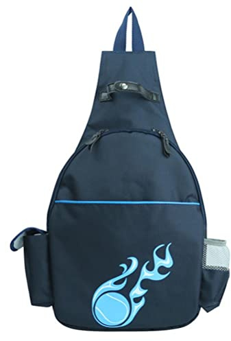 Bolsa para Raquetas de Tenis Mochila para Raquetas de Tenis Mochila de Tenis para Mujeres, Bolsa de Tenis Mochila de Tenis para Mujeres y Hombres para 2 Raquetas de Tenis Portátil (Azul profundo)