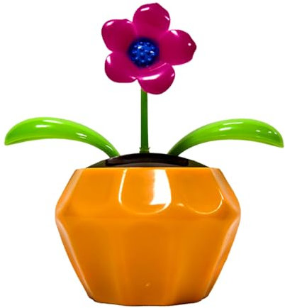 Auto Wackelblume Solar, Schütteln Kopf Ornamente Solar Powered Spielzeug Tanzende Blume Solarblume Wackelfigur Solar Solarbetriebene Wackelblume Für Auto Haus Oder Büro