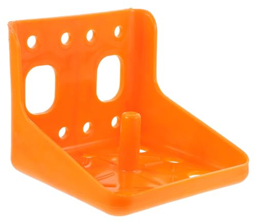 Support pour Bloc à Lécher Épaissi en PE Orange pour Bovins Plusieurs Styles