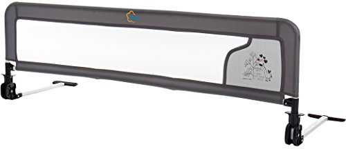 Fillikid Bettgitter mit Druck Giraffe grau 135 cm