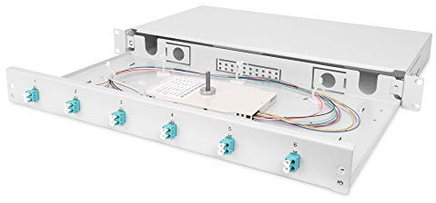 DIGITUS LWL Spleißbox bestückt LC OM3 48,3 cm 19