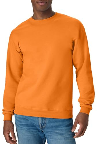Hanes Sweat-Shirt Unisexe - Orange - Large
