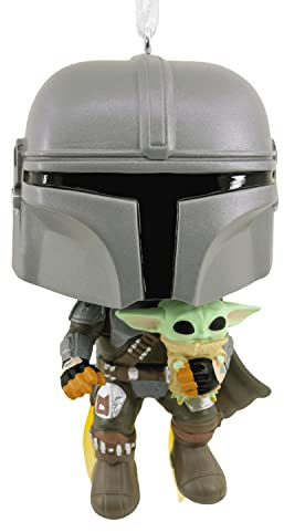 Hallmark Star Wars The Mandalorian with The Child Funko POP! Julprydnad, 4 maj