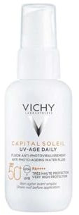 Vichy Capital Soleil uv-Age - Anti-Aging Sonnenflüssigkeit mit sehr hohem Schutz SPF 50+ - 40 ml
