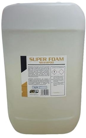 SHAMPOO FOAMY DETERGENTE CONCENTRATO PER LAVAGGIO 25 KG AUTO CAMION MOTO CAMPER FURGONI