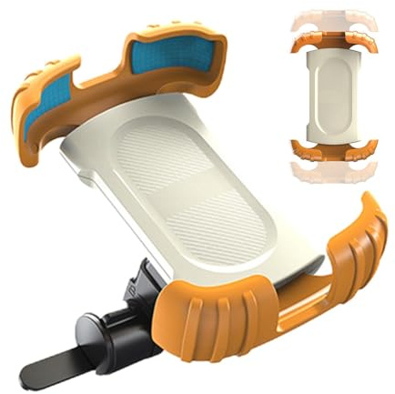 Supporto per telefono su manubrio, supporto per cellulare per bicicletta, supporto per navigazione per bicicletta antiurto, supporto per telefono per ciclismo in montagna per attrezzatura per