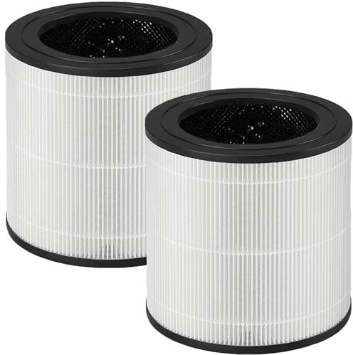 FY0611 Ersatzfilter für Philips 600 Serie AC0650/10 AC0651/10 Luftreiniger, 3-in-1, H13 True Hepa mit Hocheffizienter Aktivkohle und Vorfilter - Ersatz Luftfilter FY0611/30 (2 Stück)