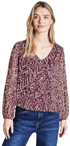 STREET ONE Chiffon-Bluse mit Raffung