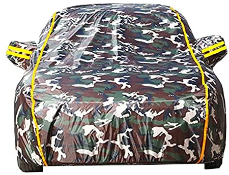 Copertura Per Auto Per FIAT 500 Abarth 595， Telo Copriauto Impermeabile Per Esterni, Estivo, Invernale, Completo, Antipioggia, Sole, Polvere, Protezione UV(Camouflage)