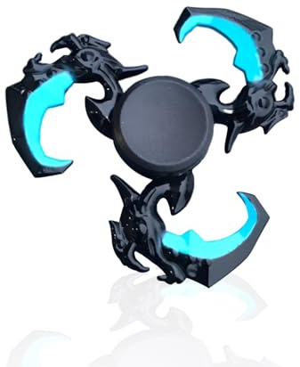 ZEXIJOW Fidget Spinner,Jouet Sensoriel Anti-Stress pour Enfants et Adultes,Jouet sensoriel anti-stress avec design en cristal,Silencieux et de haute qualité,Peut être utilisé comme cadeau