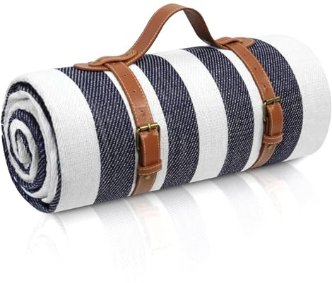 sapsisel 200 x 200 cm Picknickdecke, extra groß, wasserdicht und faltbar, Stranddecke, 3-lagige Outdoor-Decke für 6 bis 8 Erwachsene, für Camping, Park, Strand, Gras, drinnen usw