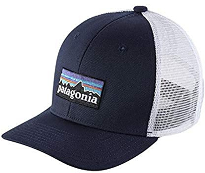 Patagonia K'S Trucker Gorra de Pesca, Unisex niños, p-6 Logo Navy Blue, Talla Única