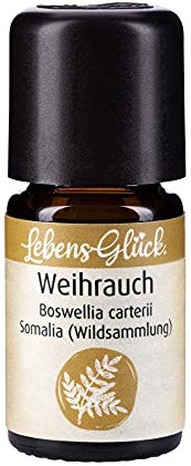 LebensGlück. Weihrauchöl, naturreines ätherisches Öl WEIHRAUCH aus Wildsammlung, 5ml, Aroma Therapie I Kosmetik