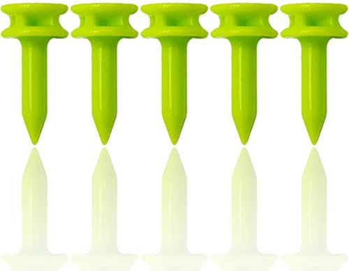 SZXMDKH Golf Tees Plastic, 25MM Small Green Golf Tees (100 Pcs)