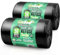 EcoBag - 100 Pack Extra Strong Heavy Duty Refuse Sacks - 100L - 33 Microns - Recyclable Bin Bags, Leak Resistant, Eco-Friendly, Durable Waste Disposal Bags for Household & Commercial Use (736x990mm)