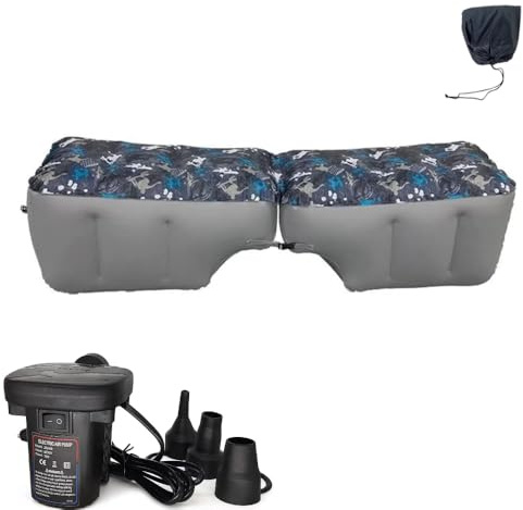 xixikiss Matelas Gonflable de Voiture SUV Camping avec Pompe à Air Lit Gonflable pour Le siège arrière de Auto