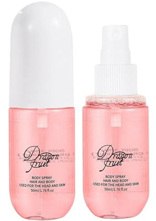 Fragrance Mist Spray profumato da donna, 50 ml, spray rinfrescante per il corpo con frutto della passione, peonia e orchidea, leggero profumo profumato per viaggi e uso quotidiano, profumo floreale