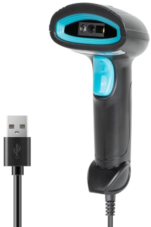 Posunitech handhållen USB 2D streckkodsskanner QR-kod, PDF417 streckkodsläsare, lämplig för stormarknader, bekvämliga butiker, bokhandlar etc.