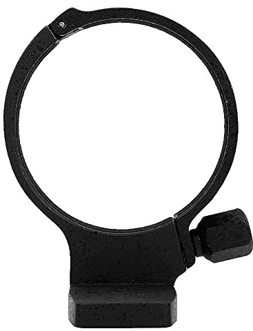 Entatial Stativschelle Universal, Stativ Kragen Ring Objektiv Schwarz Aluminiumlegierung Kamera Objektiv Stativ Mount Kragen Ring für 80-400mm f2.8 AFS Objektiv
