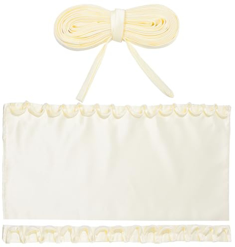 AHANDMAKER Kit de Corset de Robe de Mariée Fermeture à Glissière Remplacement Réglable Ajustement Satin Corset Dos Kit à Lacets, pour Robe de Bal Formelle (Champagne)