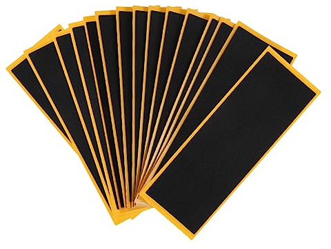 Toyvian Fingerboard Foam Grip Tape 24Pcs Non-Slip Adhesive Skateboard Finger Tapes Replacement for Mini Finger Skateboard Supplies