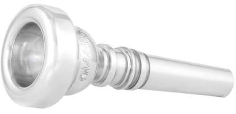 Champion Music Replacement Medium Cup Silver Plated Brass Cornet Mouthpiece - 7C