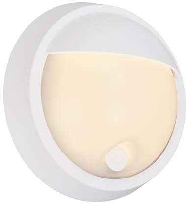 BRILONER - LED batteridriven vägglampa med beröring, dimbar, 15 min timer, utomhu, utomhusvägglampa, utomhus LED-spotlight, utomhusljus, 17 x 7 cm, svart