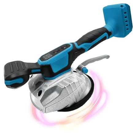 Vibratore per piastrelle a batteria, per Makita da 18 V, vibratore per piastrelle con 8 marce regolabili, strumenti per piastrellista con ventosa da 4,7 pollici, dispositivo di assorbimento da 80 kg