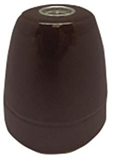 Portalampada in ceramica stile vintage E27 in colore marrone, ideale per dare un tocco retrò ed elegante alla tua illuminazione, combinando funzionalità ed estetica in qualsiasi spazio.