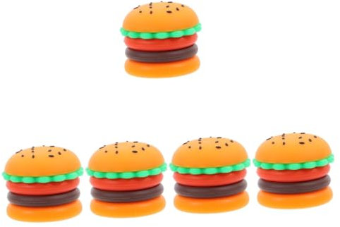 Garneck 5 Pièces Boîte en silicone étain décor lotion pour le corps mini tubes Gadgets boîte à bijoux boite à bijoux crème conteneur de poudre contenants format voyage Gel de silice Orange
