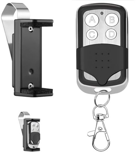 OUYULAI Telecomando Universale Cancello, Compatibile con Dispositivi 433,92 MHz, Staffa Fissa, Portata Fino a 50m