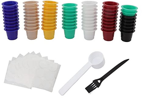 Holigie 60pcs taza de cápsula de café desechable, cápsulas de espresso cápsulas de café recargables para filtro de café de grado alimenticio de