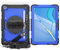 Funda a prueba de golpes compatible con Huawei Matepad T10 de 9.7 pulgadas/T10s de 10.1 pulgadas 2021, funda protectora resistente con protector de pantalla + asa+correa para el hombro + soporte