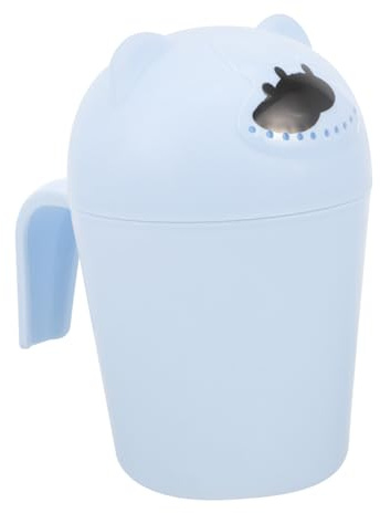 BIUDECO Gobelet Garçon Fille Plastique avec Poignée Confortable Arrosoir et Bain Garçon Fille Style Ours Cartoon pour Lavage Cheveux et Arrosage Plantes Multi-usage et Couleur Aléatoire