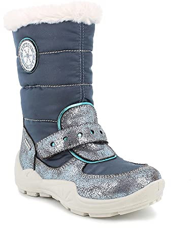 Primigi Pwigt 83843 Snow Boot, Fog/Jeans, 27 EU