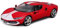 Bburago Ferrari 296GTB Assetto Fiorano: Modellauto im Maßstab 1:18, Ferrari Race & Play Serie, Kofferraum, Motorhaube und Türen beweglich, rot-weiß (18-16017R)
