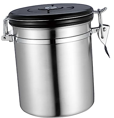 Ciieeo Contenedor De Acero Inoxidable Para Café y Té Con Cierre Hermético Bote Sellado Para Cocina Doméstica Protección Contra Humedad y Frescura Prolongada