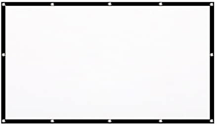 kosingna 70-inch Portable HD Projector Screen 16:9 Projection Screen Foldable Thick Durable for Outdoor Home Theater