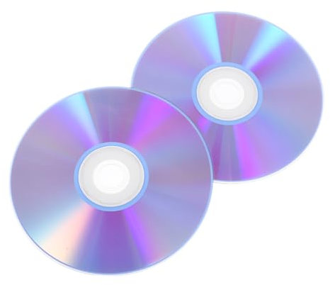 Toyvian 2pièces CD Audio Vierge Enregistrable CD De Stockage De Musique Disques Vierges pour Enregistrement Audio