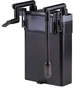 AquaOne Aquarium Hang On Filter HBL-803 I Außenfilter für Aquarien bis 150 Liter I Hochwertiger Aquariumfilter 500 L/h I Regelbarer Anhängefilter 6 Watt Pumpe