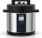 Nutricook Smart Pot 2 Prime 1000 Watts - 8 Appliances in 1, Pressure Cooker, Sauté Pot, Slow Cooker, Rice Cooker, Cake Maker, Steamer, Yogurt Maker and Food Warmer, 6L, Brushed Stainless Steel