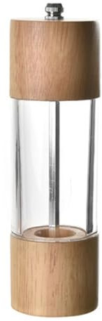 Molinillo De Pimienta Manual, Salero O Pimentero De Madera Acrílico Recargable, Molinillo De Pimienta, Utensilios De Cocina Para Pimienta Negra, Comino Y Nuez Moscada(S)