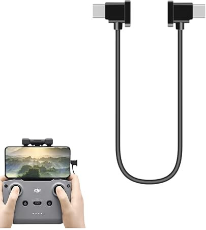 Panlouting USB-C a USB-C Cavo Dati OTG Cavo per Telecomando DJI Mavic 3 Mini 2 Mini 3 Pro Air 2S Mavic Air 2 DJI RC-N1 RC Pro DJI Osmo | 30cm | Compatibile con iPhone 17 16 Pro Plus Galaxy S24 iPad